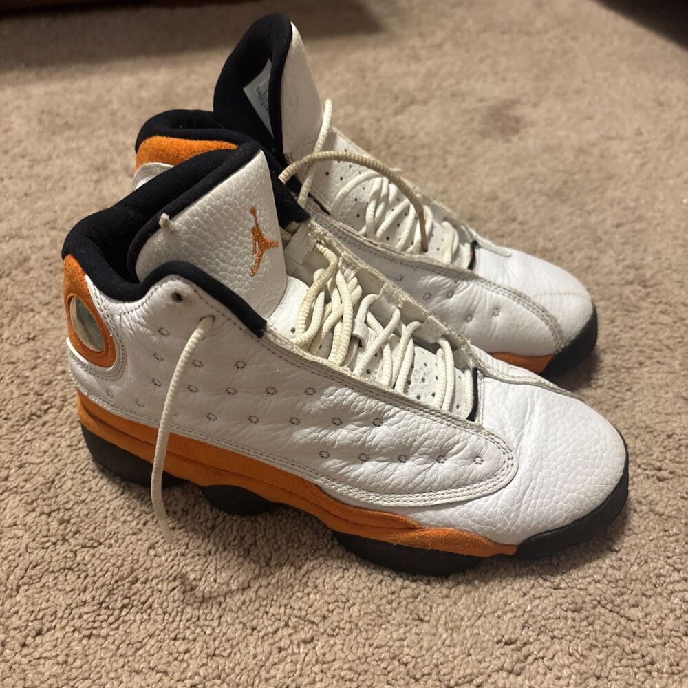 Nike Air Jordan 13 Retro Starfish Orange Size 5Y GS DJ3003-108 No Box Used